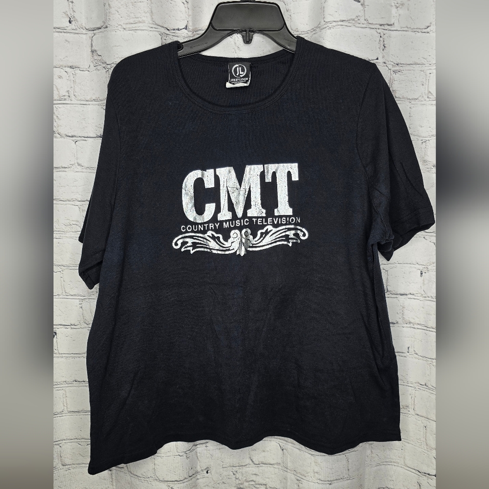Jerry Leigh Entertainment Vintage CMT Women's Tee Size‎ 2X